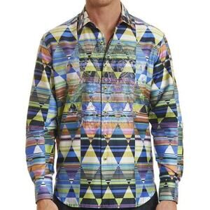 Robert Graham Land Bridge Shirt Size 2XL